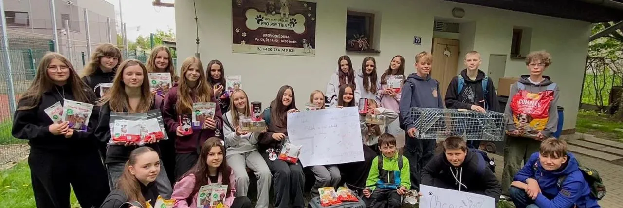 SBÍRKA NA PSÍ ÚTULEK V TŘINCI
