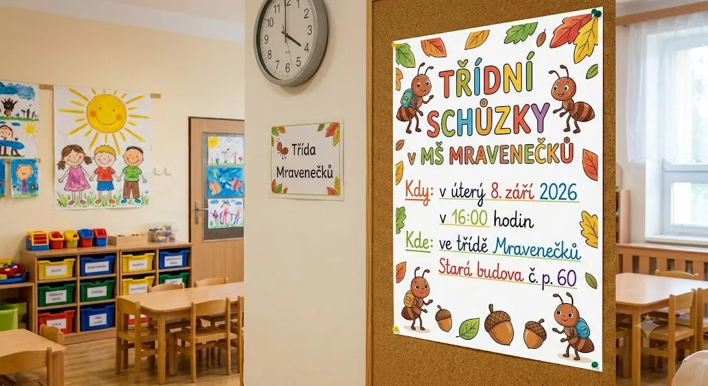 Třídní schůzka v MŠ